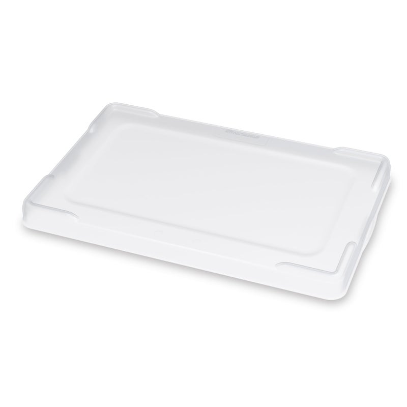 Akro-Mils 33061 Clear Snap On Plastic Lid for Akro-Mils 33162, 33164, 33165, 33166, 33168 Akro-Grid Storage Tote, (4-Pack) - Image 1